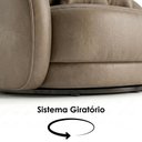 Ver mais imagens de Poltrona Decorativa Maya Base Giratoria Courino Tcs 729 Moll