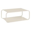 Ver imagem 1 de Mesa de Centro Luna 80 cm Pes Metalicos Off White Artesano