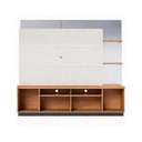 Ver imagem 3 de Home para Tv até 70 Polegadas Marrom Off White Preto Repleta