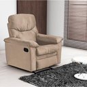 Ver imagem 1 de Poltrona Reclinável Essen Veludo Light Bege