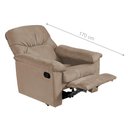 Ver imagem 2 de Poltrona Reclinável Essen Veludo Light Bege