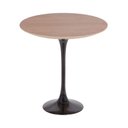 Ver imagem 1 de Mesa Saarinen Lateral Imbuia 42cm - Base Preta