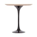 Ver imagem 3 de Mesa Saarinen Lateral Imbuia 42cm - Base Preta