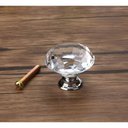 Ver imagem 4 de Kit 4 Puxadores de Cristal 30 Mm Gaveta