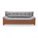 Ver imagem 6 de Sofá Veneza Conj. 2 e 3 Lugares Composê Linho/courissimo Fixo Base Madeira Império Grafite 199/