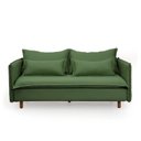 Ver imagem 3 de Sofá Modular 2 Lugares Pé Madeira Sôma CabeCasa MadeiraOriginals Verde