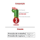 Ver imagem 4 de Jogo Mangueira Verde Trançada Siliconada Standard 7/16'' Esp. 1,6mm Rolo 15 Metros Durín