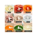Ver imagem 4 de Processador de Alimentos Manual de 500 Ml Semiautomatico 3 Laminas Fatiar,triturar,moer,deversos Ali