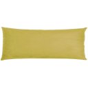 Ver imagem 1 de Travesseiro De Corpo Body Pillow Veludo 40x130cm Amarelo - Somente capa