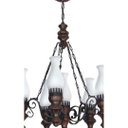 Ver imagem 2 de Lustre Rústico 806e Luminária Rústica 6 Lâmpadas Luminárias Müller