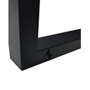 Ver imagem 3 de Pé de Mesa 72x70 - Modelo Slim - Preto Lixa - Par