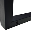 Ver imagem 3 de Pé de Mesa 72x70 - Modelo Slim - Preto Lixa - Par