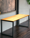 Ver imagem 4 de Pé de Mesa 72x70 - Modelo Slim - Preto Lixa - Par