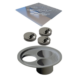 Grelha para Caixa Sifonada 15x15 Inox Polido Ralo Linear - 4
