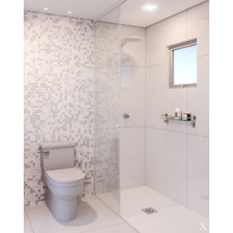Grelha para Caixa Sifonada 15x15 Inox Polido Ralo Linear - 5