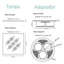 Ver imagem 6 de Grelha para Caixa Sifonada 15x15 Inox Polido Ralo Linear