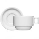 Ver imagem 5 de Conjunto 16 Xicaras Cha com Pires Porcelana Barhotel Germer