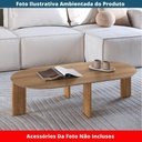 Ver imagem 3 de Mesa de Centro Orgânica Chanfrada Artesano 120 Cm (largura) em Mdp Hanover (mel) Pés Madeira Maci