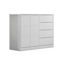 Ver imagem 2 de Guarda Roupa e Comoda Infantil Phoenix Baby Eloa 5 portas 8 Gavetas