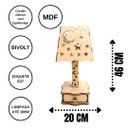 Ver imagem 3 de Abajur de Mesa em MDF - Cor: Marrom