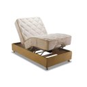 Ver imagem 2 de Cama Box Reclinável Casal: Colchão c/Massagem Herval MH 1430 + Box Regulável(202x203x52)