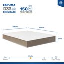 Ver imagem 3 de Colchão de Espuma D33 Double Face Belin Casal 138cm