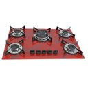 Ver imagem 1 de Cooktop Chapa 5bocas Tripla Chama 127/220v Mar Verm