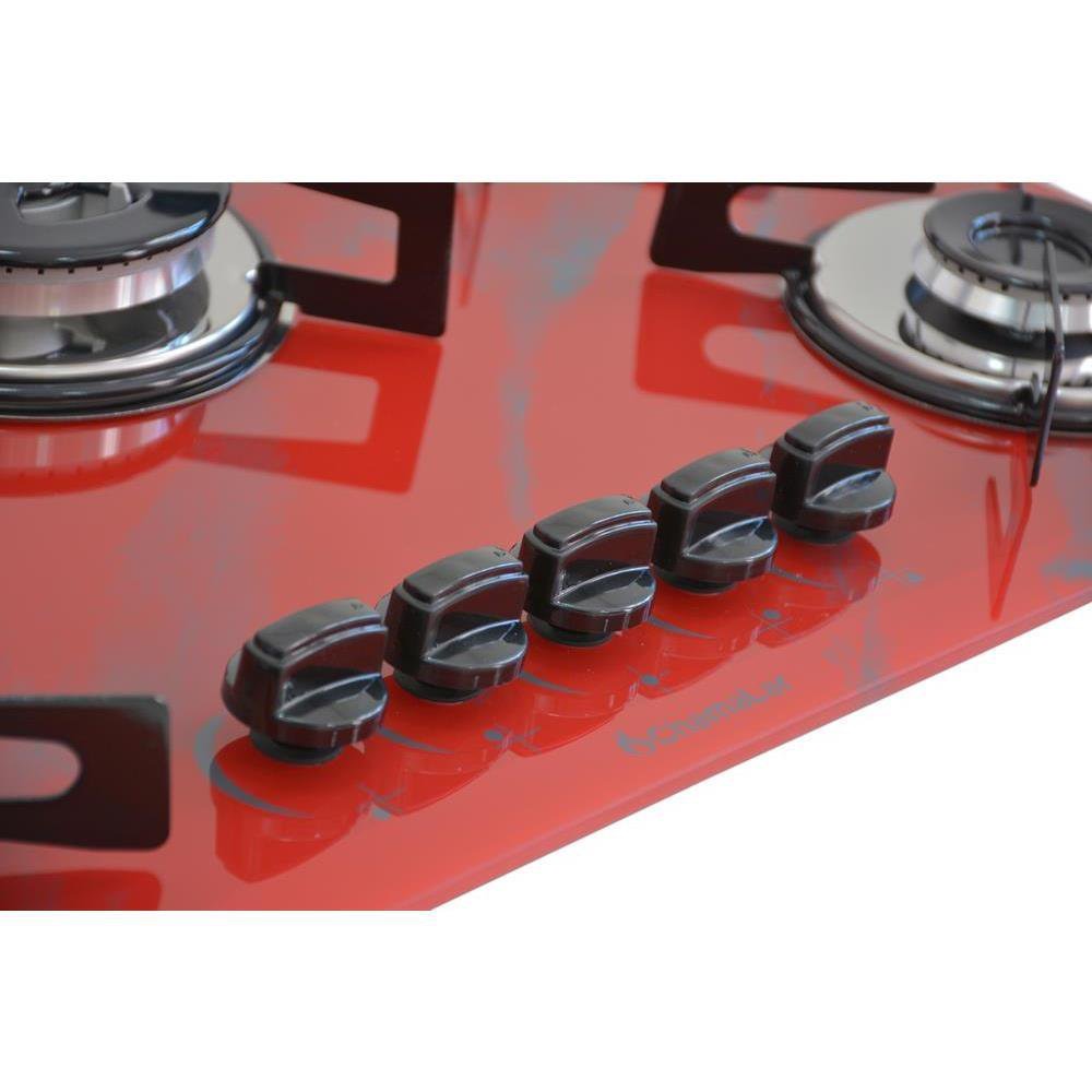 Cooktop Chapa 5bocas Tripla Chama 127/220v Mar Verm - 3