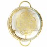 Travessa de Assadeira Redonda Dourado -  29x10cm Prime Home Decor - 3
