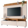 Estante Home Theater para Tv 70 Pol 200cm Artemis B01 Off White Cinamomo - Lyam Decor - 1