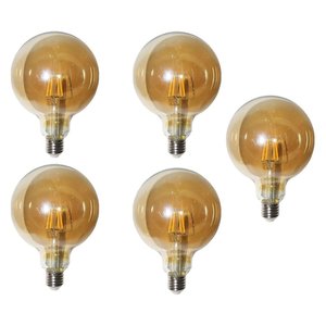 Lampada Multifilamento 30w Led Vintage Kit 5 Unidades Casa Decoraçao Iluminaçao Decoraçao Retro