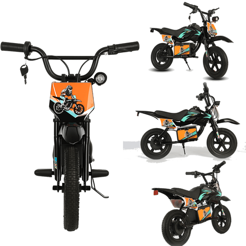 Moto Elétrica Infantil Bang Toys Trail Titan Preto 24v