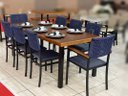 Ver imagem 1 de Conjunto para Área Gourmet 8 Cadeiras 2,0x0,90m - Athenas - Paonanda Decor