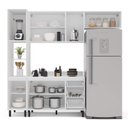 Ver imagem 5 de Armário de Cozinha Modulada Completa 4 Peças 240cm com Tampo 250066 Meena Politorno Móveis