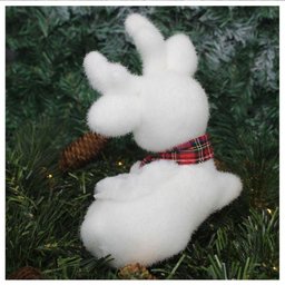 Kit 4 Bonecos de Natal Enfeite Natalino Rena Felpuda 20cm - 5