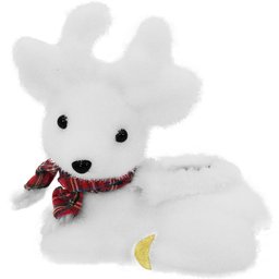 Kit 4 Bonecos de Natal Enfeite Natalino Rena Felpuda 20cm - 2