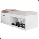 Ver imagem 2 de Box Solteiro 2 Prateleiras Flórida com Kit Pet e Colchão Branco