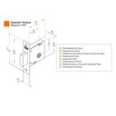 Ver imagem 2 de Fechadura Trava Auxiliar Stam 1004 Simples Rq1 Tetra Preto