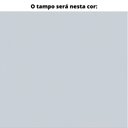 Ver imagem 5 de Mesa de Reunião com Caixa de Tomada 260 X 120 Cm Pé Tubular Pe25 em Mdp Cor Cinza Base Preta