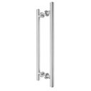 Ver imagem 1 de Puxador Duplo Tubular 1" Alumínio - Cromado Loja da Indústria 300mm x 200mm