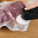 Ver imagem 7 de Seladora a Vacuo Conserva Alimentos 2 em 1 Bomba de Ar Sacos Reutilizavel Recarregavel Portatil Cozi