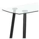Ver imagem 4 de Mesa De Centro Aparador Escrivaninha 110 cm Glass Preto Opt