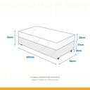 Ver imagem 4 de Cama Box com Colchão de Molas Ensacadas Classic Solteiro King 96cm