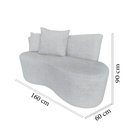 Ver imagem 5 de Kit Namoradeira + 2 Poltronas Yara Orgânica Linho Bege