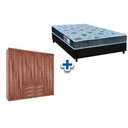 Ver imagem 1 de Cama Box Casal + Colchão D45 Cecina + Guarda Roupa Master 8.6 Demolição