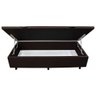 Base Box Baú para Cama Solteiro 88x188cm Liz S05 Sintético Marrom - Mpozenato - 5