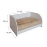 Berço Cama Pet Cães e Gatos Colchão Pequeno e Médio Porte - 5