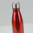 Ver imagem 4 de Garrafa Térmica Squeeze Academia Treino 27x7x7cm 500ml Inox Vermelho Parede Dupla Mijia