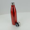 Ver imagem 3 de Garrafa Térmica Squeeze Academia Treino 27x7x7cm 500ml Inox Vermelho Parede Dupla Mijia