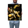 Quadro Decorativo Caravaggio Crucificação de São Pedro:Médio 53x44cm/Chassi com Borda Infinita - 1